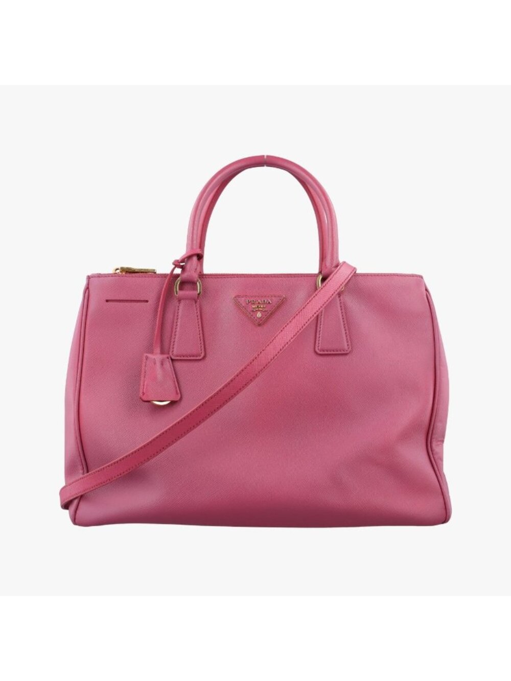 Prada Galleria Pink Saffiano Leather